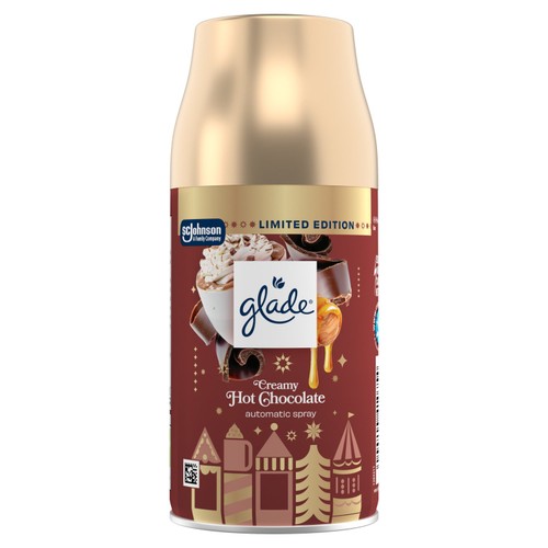 Glade Automatic Air Freshener Spray Refill Creamy Hot Chocolate