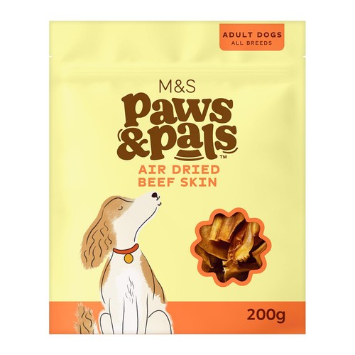 M&S Paws & Pals Air Dried Beef Skin