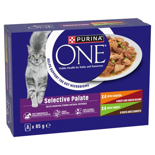 Purina One Mini Fillets Selective Palate Wet Cat Food