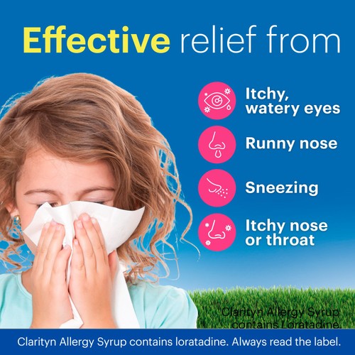 Clarityn Kids Allergy Syrup Mixed Berries
