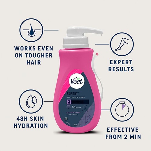 Veet Expert Hair Removal Cream Legs & Body 