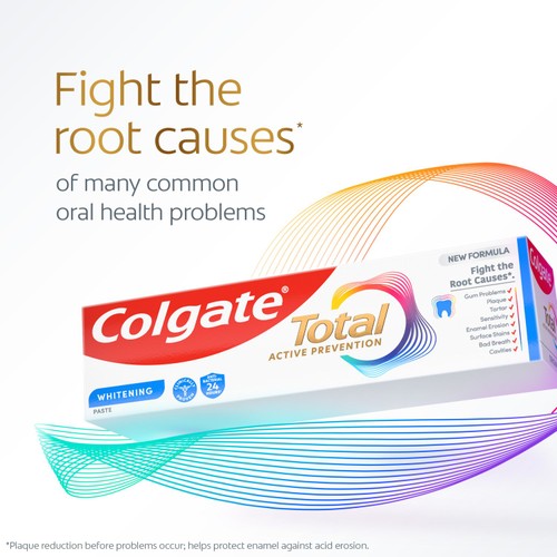 Colgate Total Active Prevention Teeth Whitening Toothpaste Pump