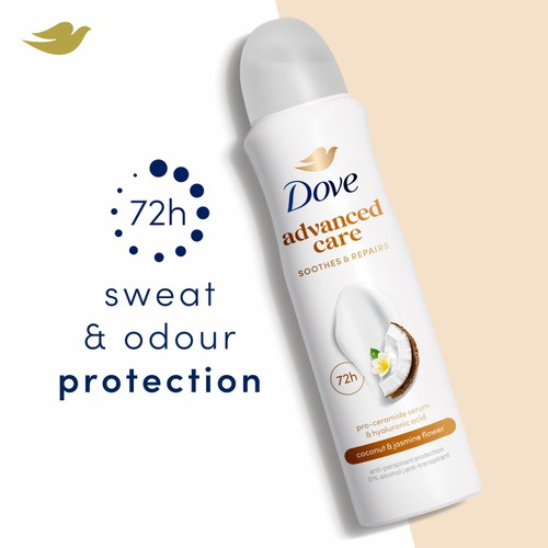 Dove Women Advanced Antiperspirant Deodorant Coconut & Jasmine Aerosol