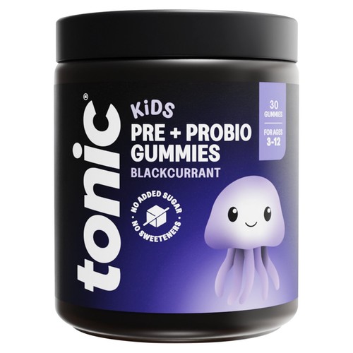 Tonic Health Kids Pre & ProBio Gummy 3-12 Yrs x 30 Blackcurrant
