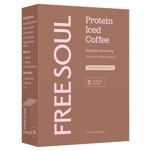 Free Soul Protein Iced Coffee Frappe Sachets