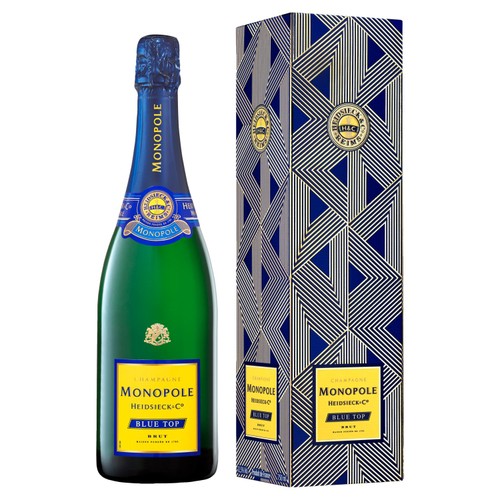 Heidsieck Monopole Blue Top Brut NV Gift Box