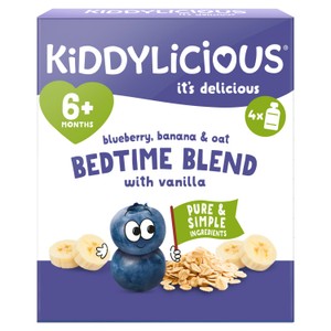 Kiddylicious Strawberry, Banana & Yoghurt Baby Pouch Multipack 6+ Months