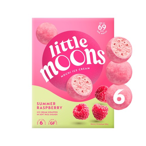 Little Moons Raspberry Mochi Ice Cream