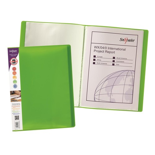 Snopake Rainbow Display Book. 24 Pocket / 48 Sides to view