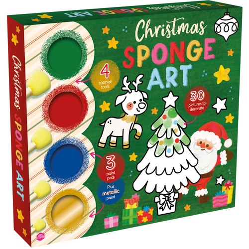 Christmas Sponge Art