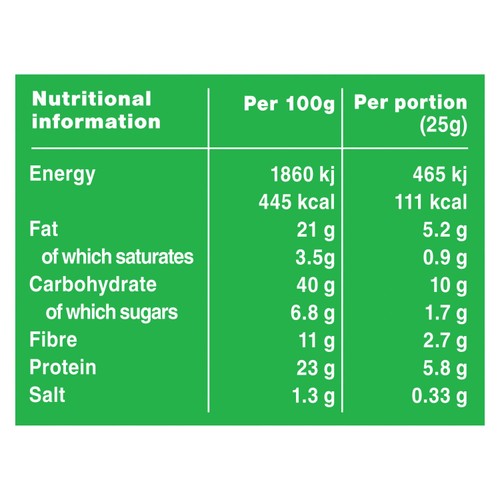 Graze Sea Salt & Pepper Protein Veg & Cashew Nuts Sharing Bag Snack