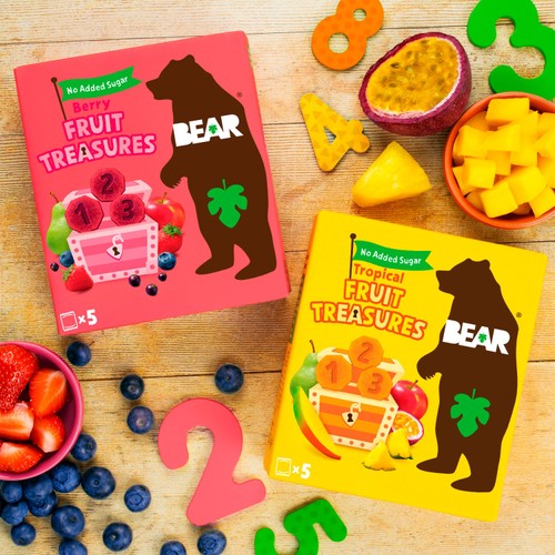 Bear Treasures Kids Snack 3+ Years Berry Flavour