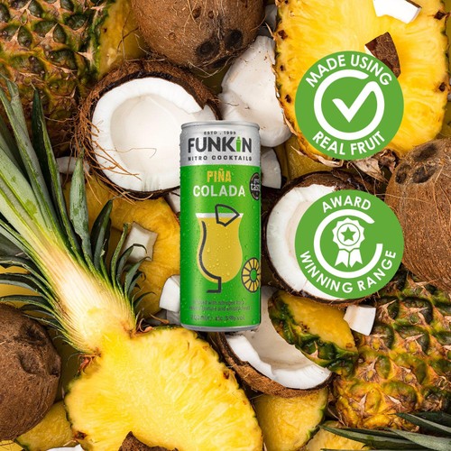 Funkin Pina Colada Nitro Cocktail Can