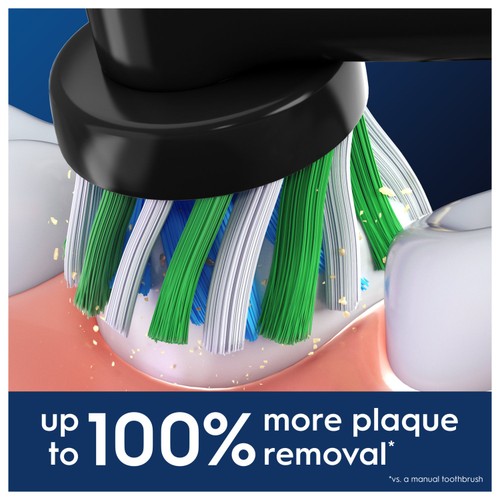 Oral-B Cross Action Toothbrush Heads Refills Black
