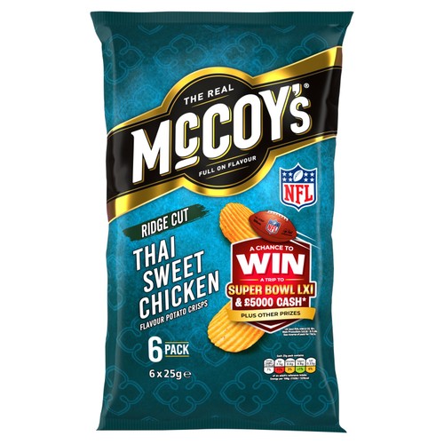 McCoy's Thai Sweet Chicken Multipack Crisps