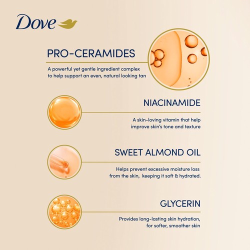 Dove Dermaspa Summer Revived Medium-Dark Self-Tan for Face & Body