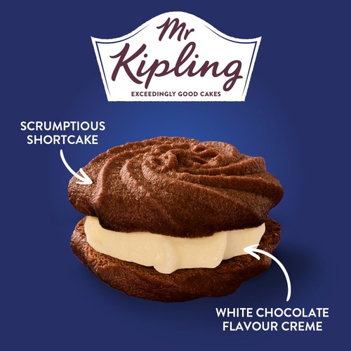 Mr Kipling Cookies and Cream Whirls Cakes