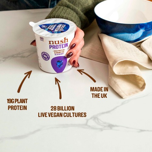 Nush Protein Blueberry Almond Milk Yog