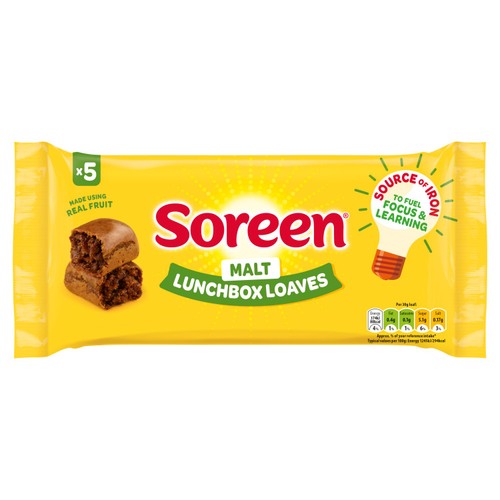 Soreen 5 Individual Malt Lunchbox Loaves
