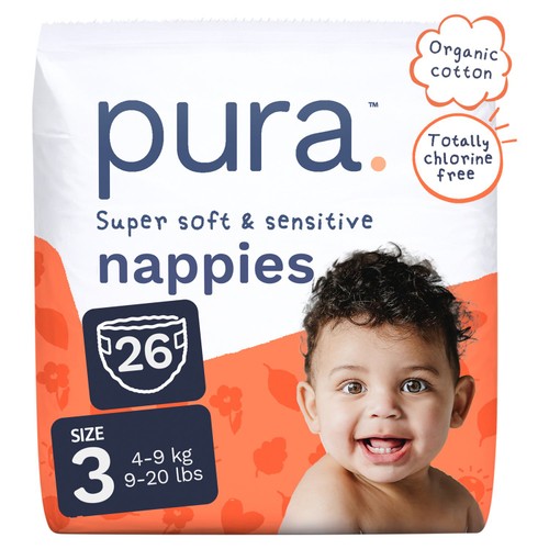 Pura Nappies Size 3 