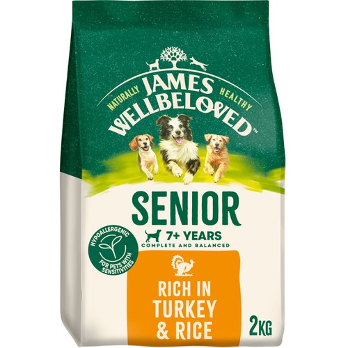 James Wellbeloved Senior Dry Dog Food Turkey & Rice