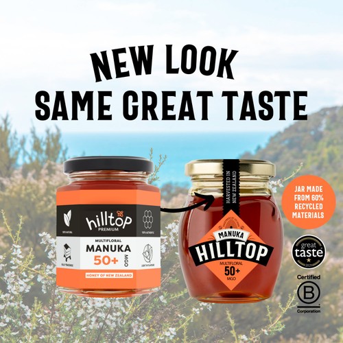 Hilltop Honey Manuka MGO50+ Honey