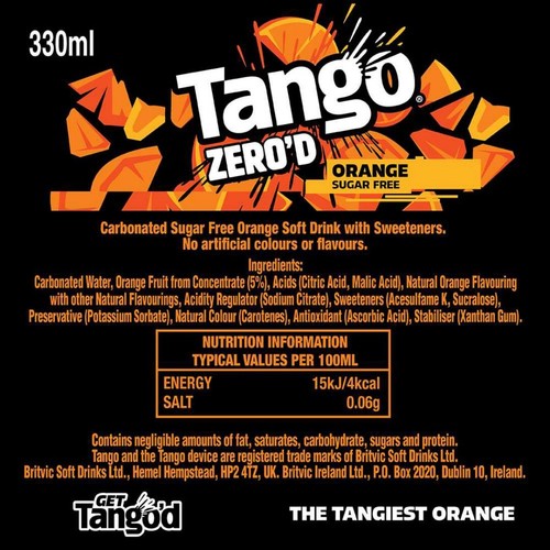 Tango Orange Zero