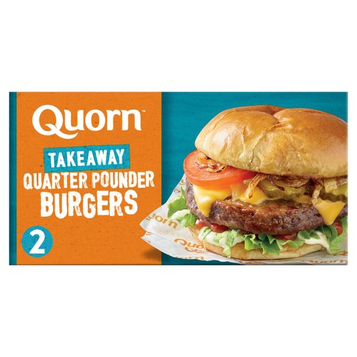 Quorn Takeaway Quarter Pounder Burgers