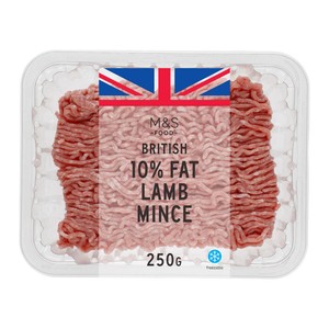 British 10% Fat Lamb Mince