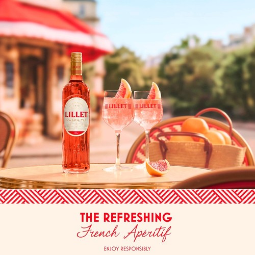 Lillet Rose Wine-Based Aperitif