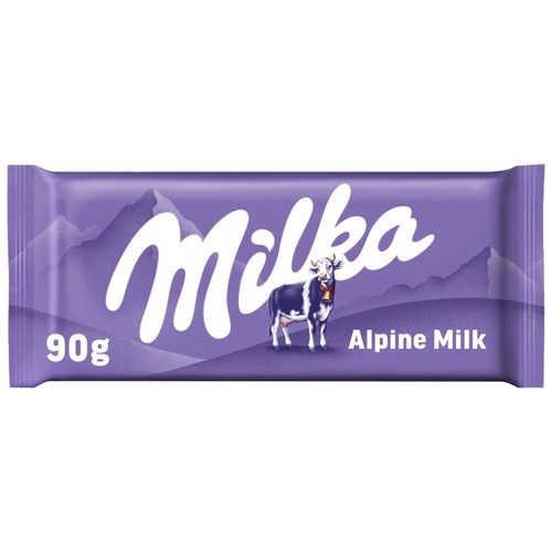 Milka Alpine Milk Chocolate Bar