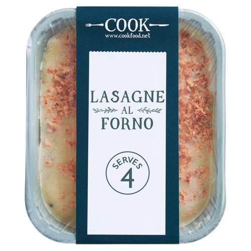 COOK Lasagne Al Forno for 4
