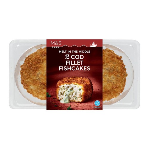 M&S Melt in the Middle Cod Fillet Fishcakes 