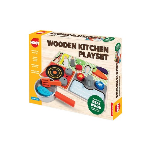 Hoot Wooden Kitchen Play Set