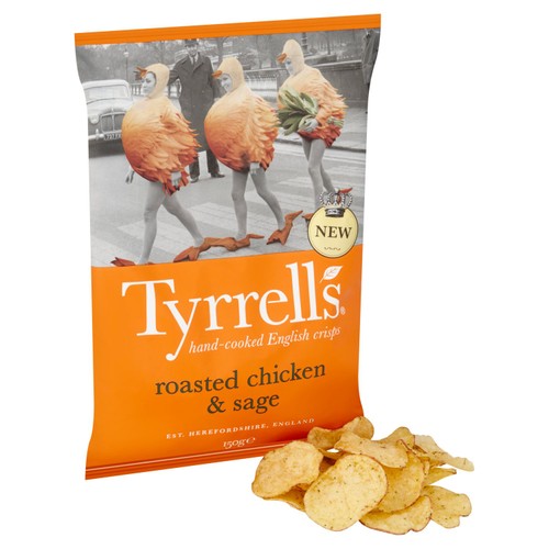 Tyrrells Roasted Chicken & Sage Sharing Crisps