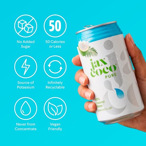 Jax Coco 100% pure coconut water
