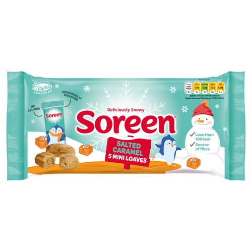 Soreen Festive Mini Loaves Salted Caramel