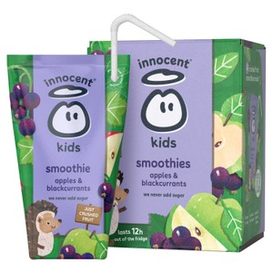 innocent Kids Smoothies Apples & Blackcurrants 4 x 150ml
