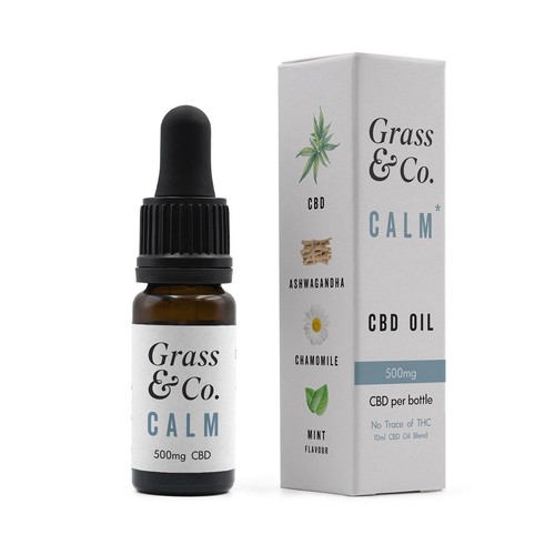 Grass & Co. Calm 500mg CBD Consumable Oil 