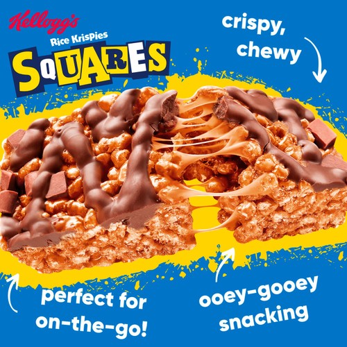 Kellogg's Rice Krispies Squares Curious Caramel & Chocolate Bars