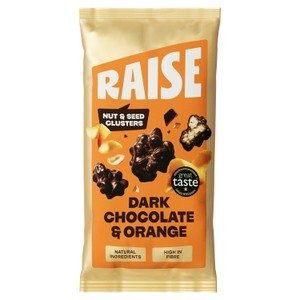 Raise Snacks-Dark Chocolate & Sea Salt, Clusters of Nuts & Seeds