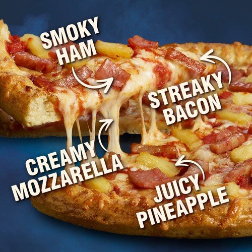 Chicago Town Tiger Crust Ham, Bacon & Pineapple Pizza
