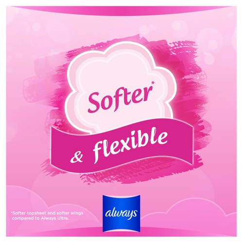 Always Sanitary Towels Sensitive Long (Size 2) Wings