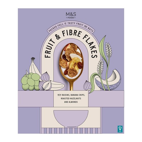 M&S Fruit & Fibre Flakes