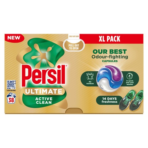 Persil Ultimate Washing Capsules Active Clean 38 washes