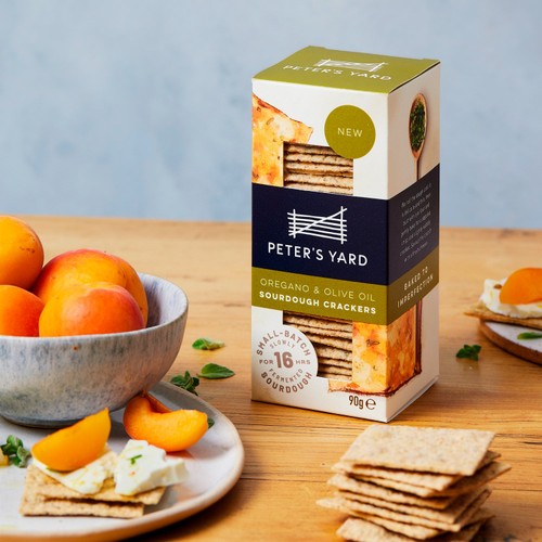 Peter's Yard Oregano & Olive Oil Sourdough Crackers
