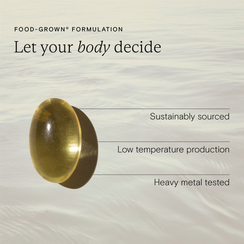 Wild Nutrition Food-Grown Pure Strength Omega 3 Capsules