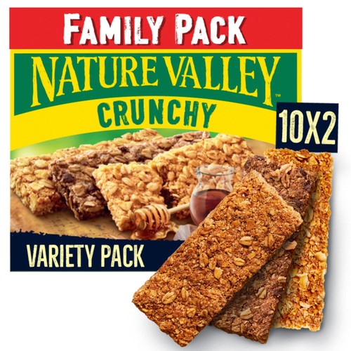 Nature Valley Crunchy Variety Pack Cereal Bars Family Size