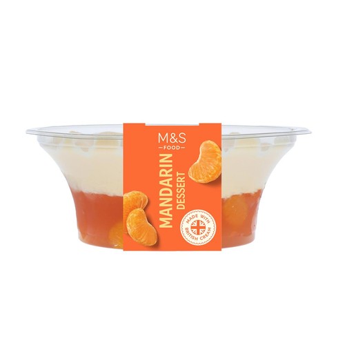 M&S Mandarin Dessert
