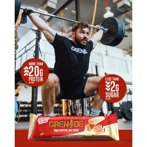 Grenade White Chocolate Salted Peanut Protein Bar